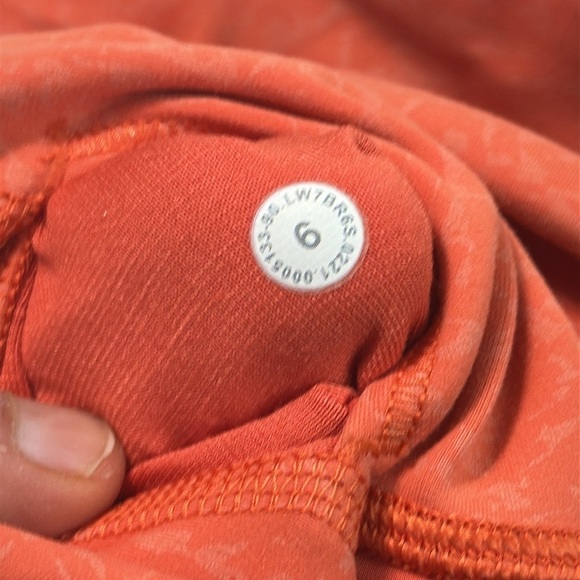 Lululemon Wunder Train High Rise Short 8" Crunch Warm Coral - Picture 5 of 6